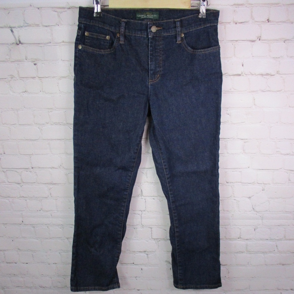 Lauren Ralph Lauren Straight Crop Jeans